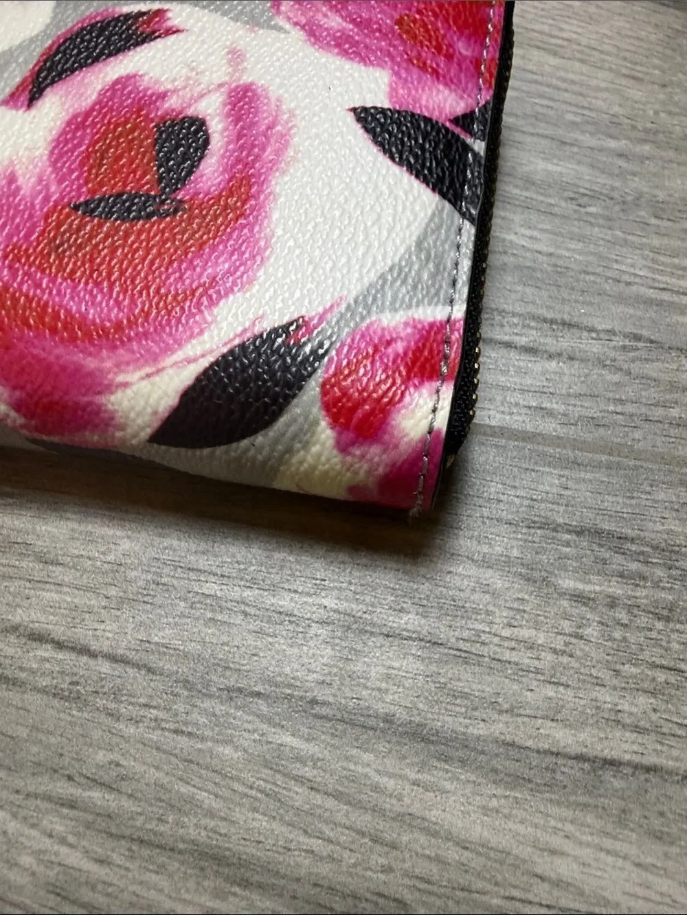 kate spade Grove Street Pink Floral Zip-Around Wallet
